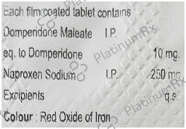 Pacinac NP 250/10mg Tablet 10s