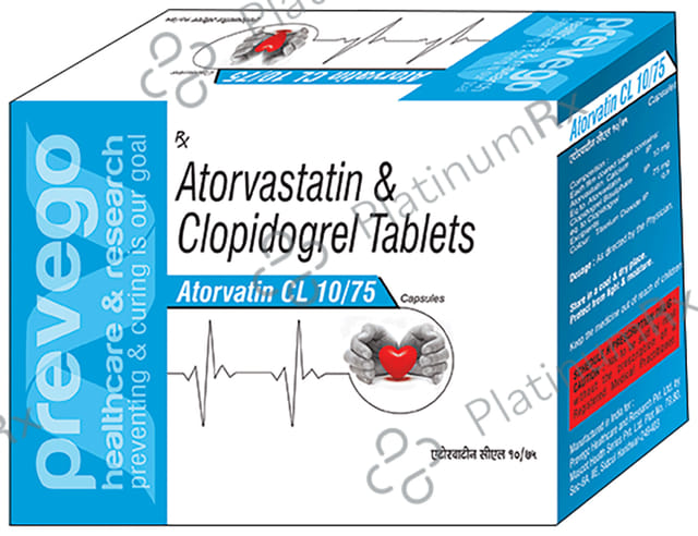 Atorvatin Cl 10/75mg Capsule 10s