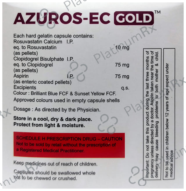 Azuros-EC Gold Capsule
