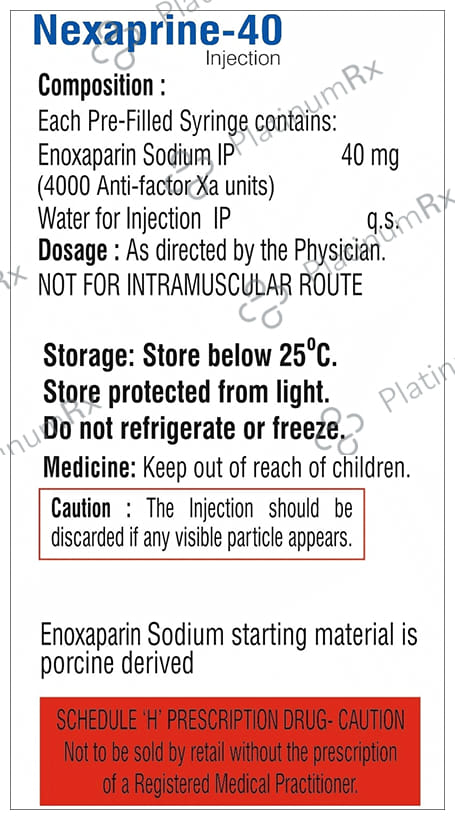 Nexaprine 40mg Injection 0.4ml