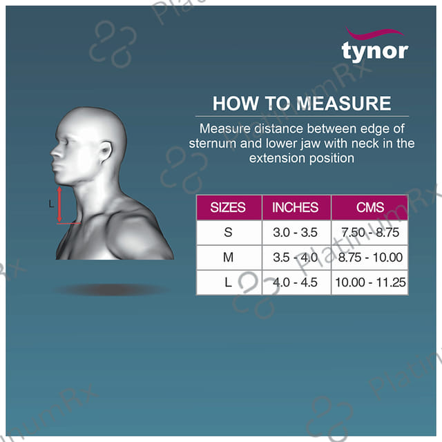 Tynor B03 Cervical Collar Hard Adjustable Large