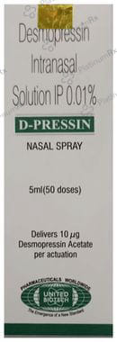 Dpressin 0.1mg Nasal Spray 5ml