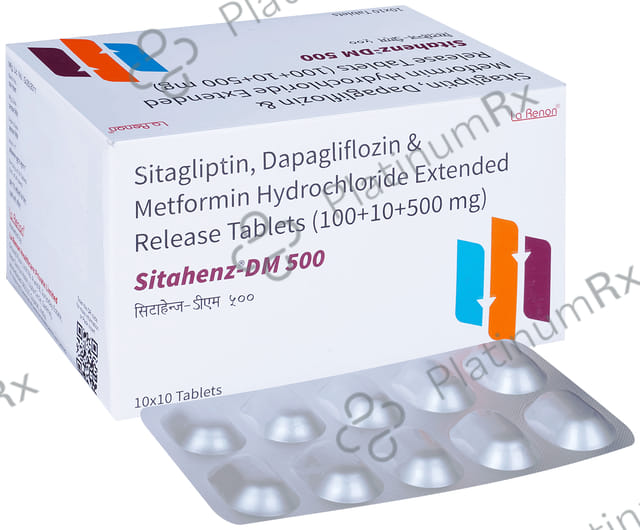 Sitahenz DM 500/100/10mg Tablet ER 10s