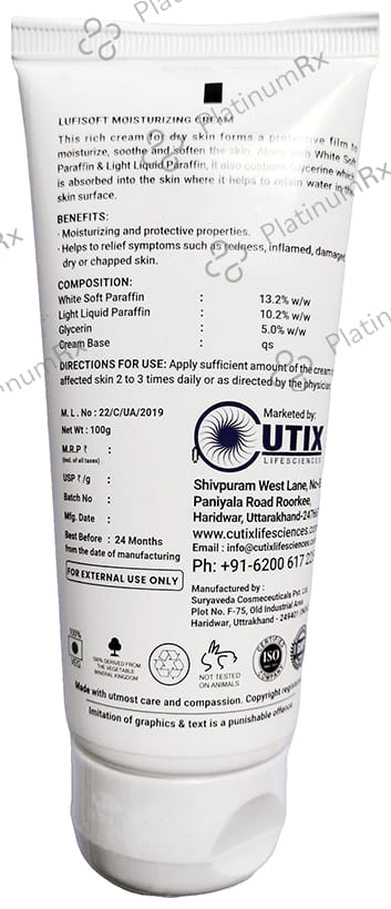 Lufisoft Moisturising Cream