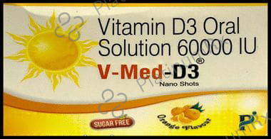 V Med D3 Nano Shots Orange Sugar Free 5ml