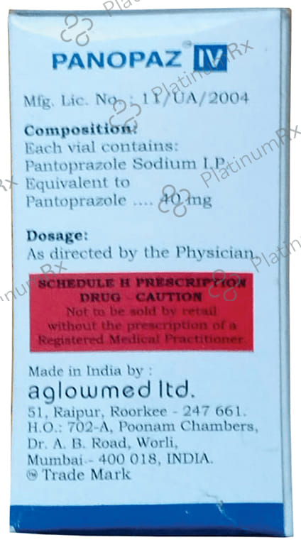 Panopaz IV Injection