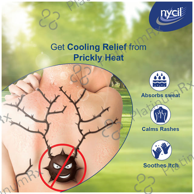 Nycil Germ Expert Prickly Heat Cool Herbal Powder