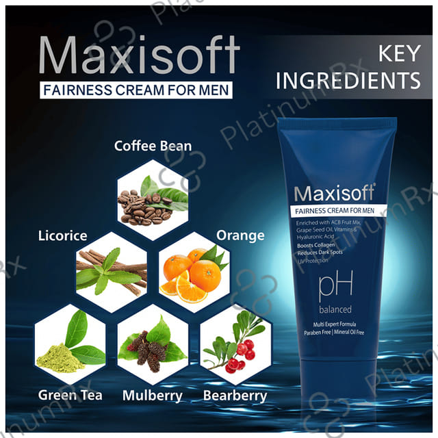 Maxisoft Fairness Cream for Men (50gm Each) 2 Tubes