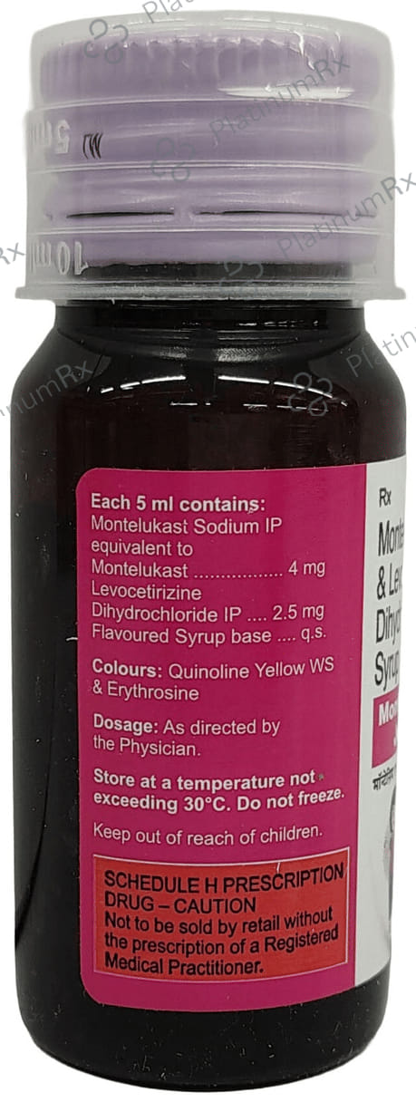 Montecip LC 2.5/4mg Junior Syrup 30ml