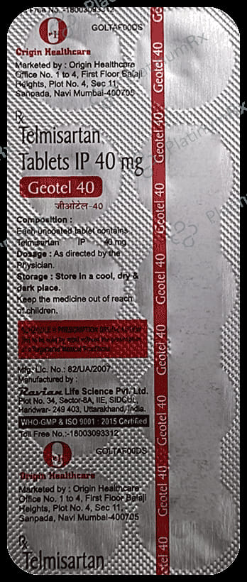Geotel 40mg Tablet