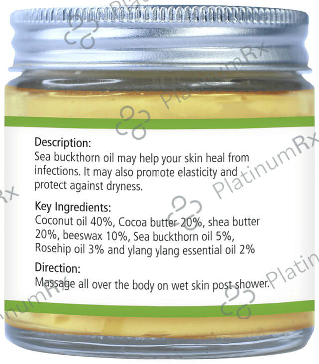 Natuur Body Butter Lotion Seabuckthorn, Rosehip and Ylang Ylang