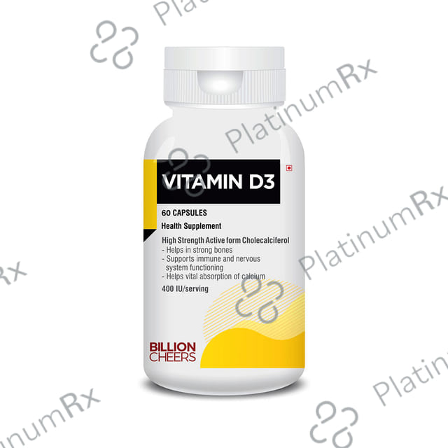 Billion Cheers Vitamin D3 Capsule