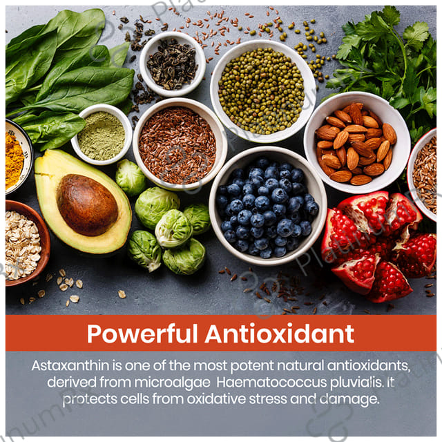 Himalayan Organics Naturally Sourced Astaxanthin 4mg Vegetarian Capsule