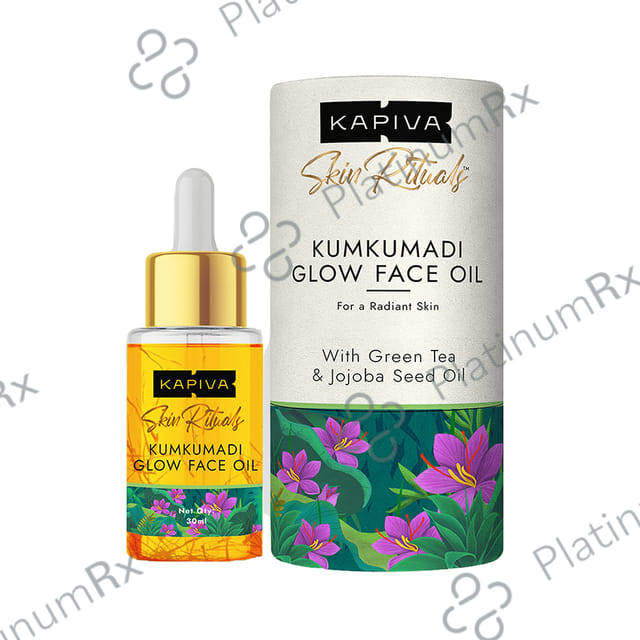 Kapiva Kapiva Kumkumadi Glow Face Oil (30 ml) - For Glowing Skin - Helps Reduce Dark Spots & Pigmentation Oil