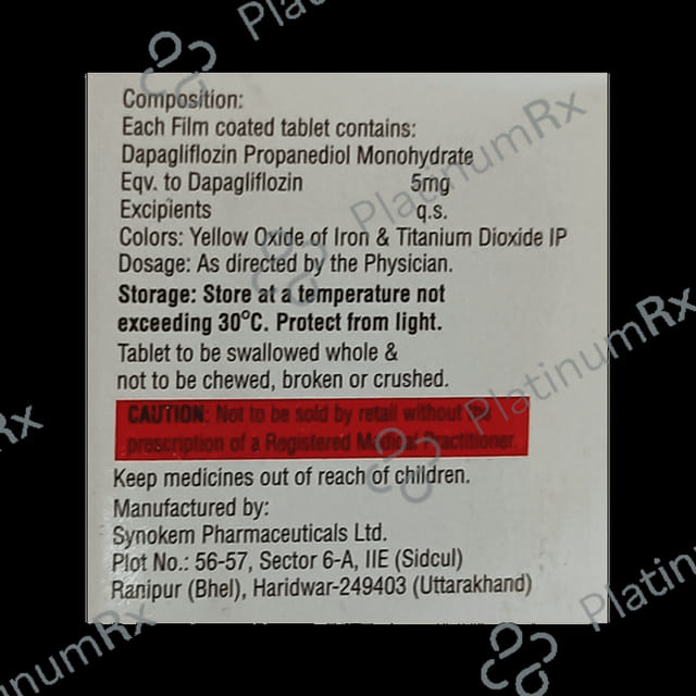 Dapaturn 5mg Tablet 10s