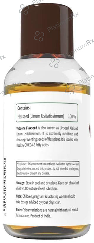 Vedaone 100% Natural Flaxseed/Linseed/Alsi Oil
