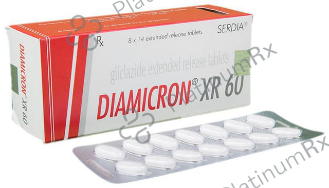 Diamicron XR 60 Tablet 14 Tablet XR