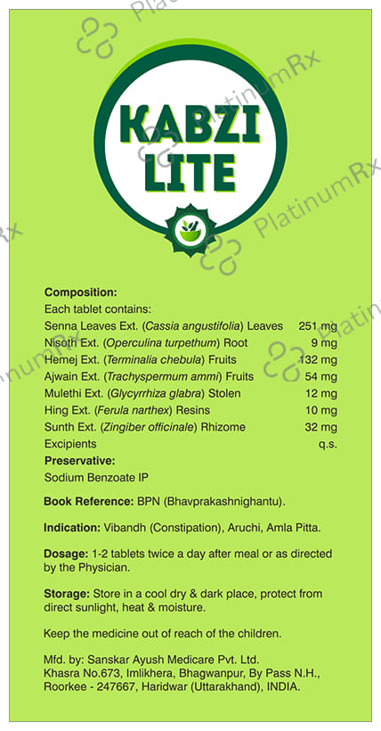 Kabzi Lite Tablet 30s