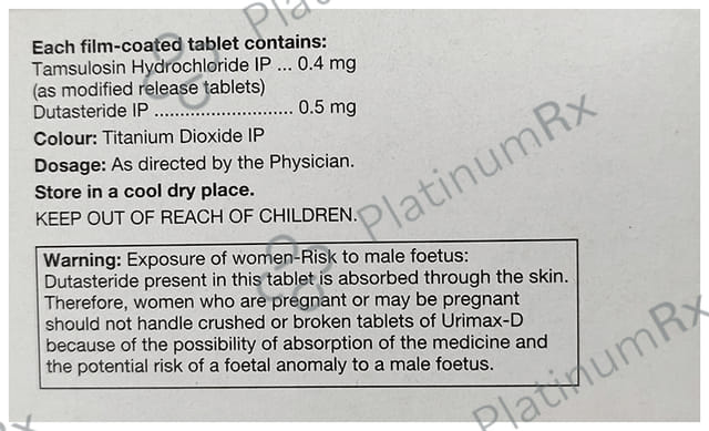 Urimax D 0.5/0.4mg Tablet MR 15s