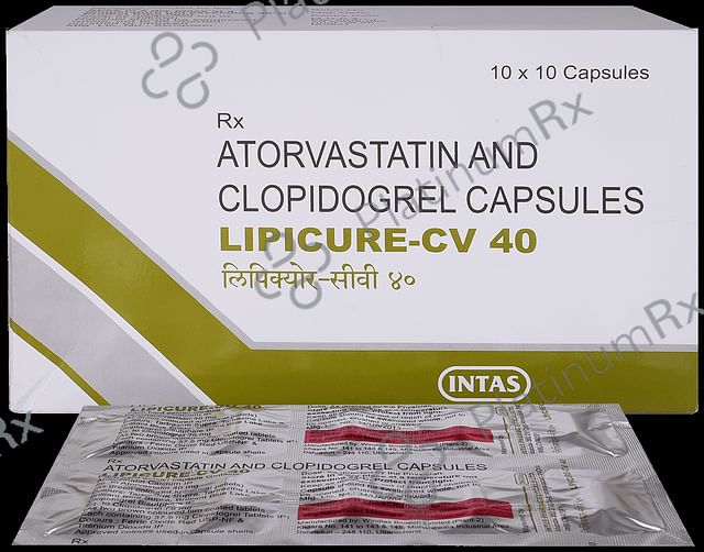 Lipicure CV 40/75mg Capsule 10s