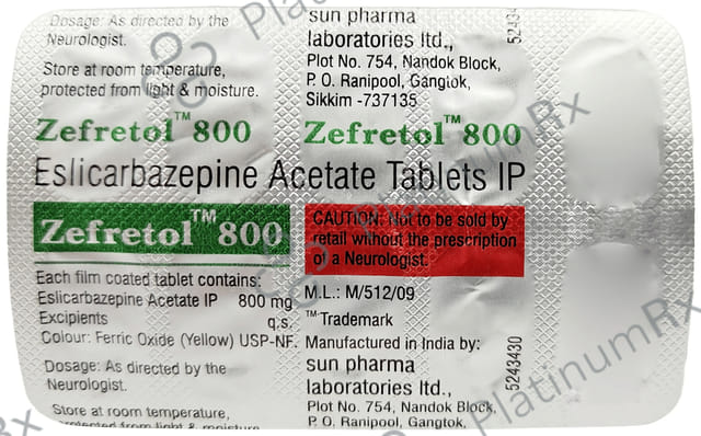 Zefretol 800mg Tablet 10s