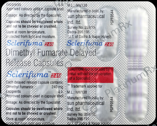 Sclerifuma 240mg DR Capsule 10s