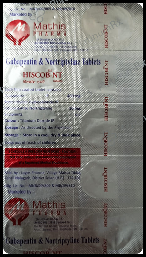 Hiscob-NT 400mg/10mg Tablet