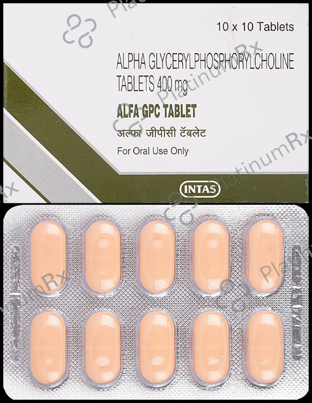 Alfa GPC 400mg Tablet 10s