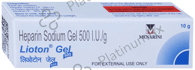 Lioton 500IU Gel 10gm
