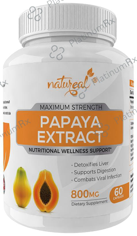 Natureal Papaya Extract 800mg Capsule