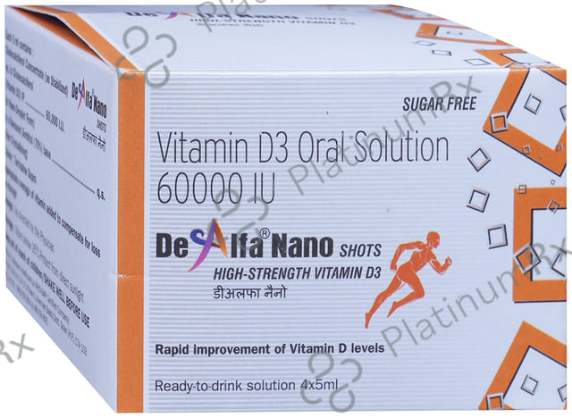 De Alfa Nano Shot Sugar Free Solution 5ml