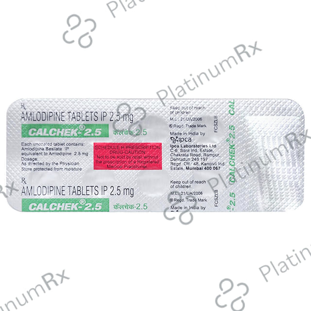 Calchek 2.5mg Tablet 10s