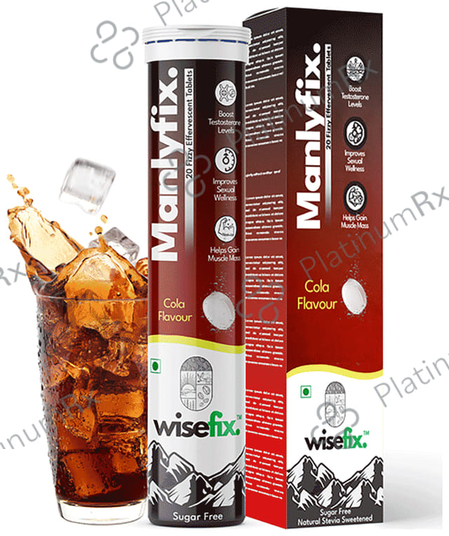 Wisefix Manlyfix Effervescent Tablet Cola Sugar Free