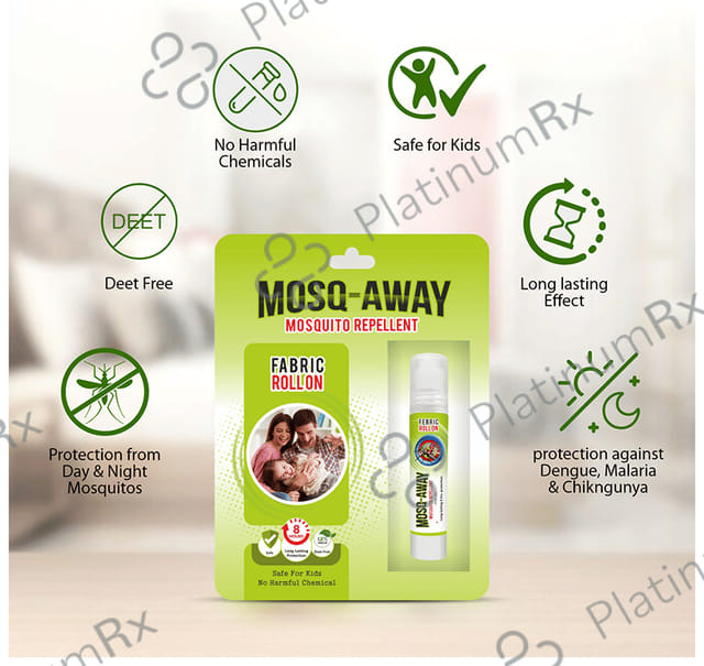 Leeford Mosq-Away Mosquito Repellent Fabric Roll On