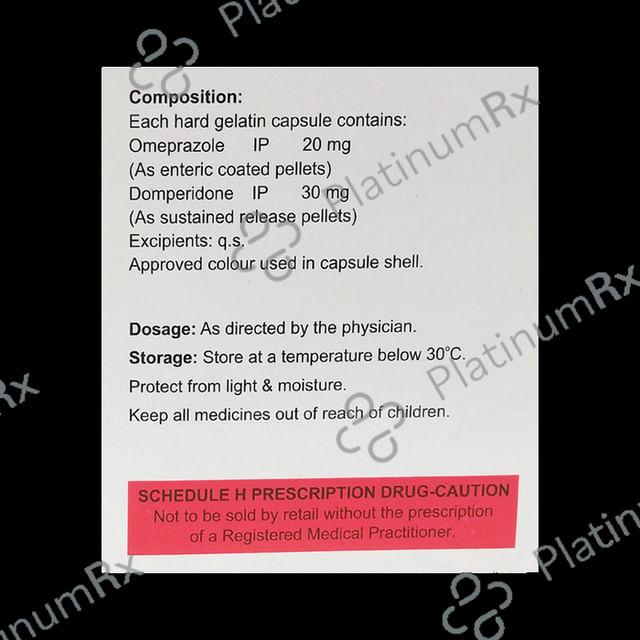 Omifred D 30/20mg Capsule 10s