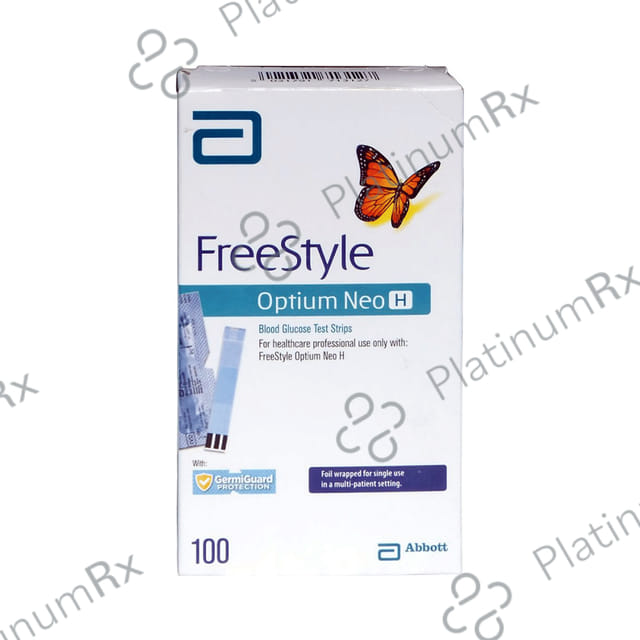 FreeStyle Optium Neo H Blood Glucose Test Strip (Only Strips)
