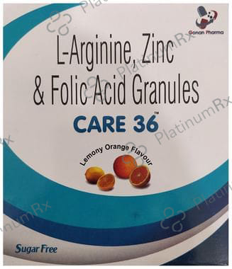 Care 36 Sachet Lemony Orange Sugar Free 10gm