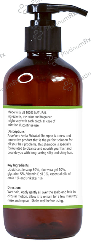 Natuur Aloe Vera Amla Shikakai Shampoo