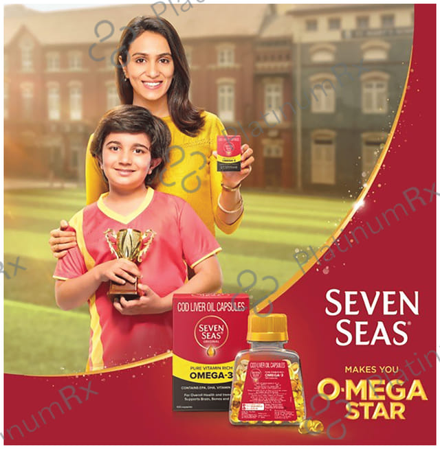 Seven Seas Original Cod Liver Oil Soft Gelatin Capsule 100s