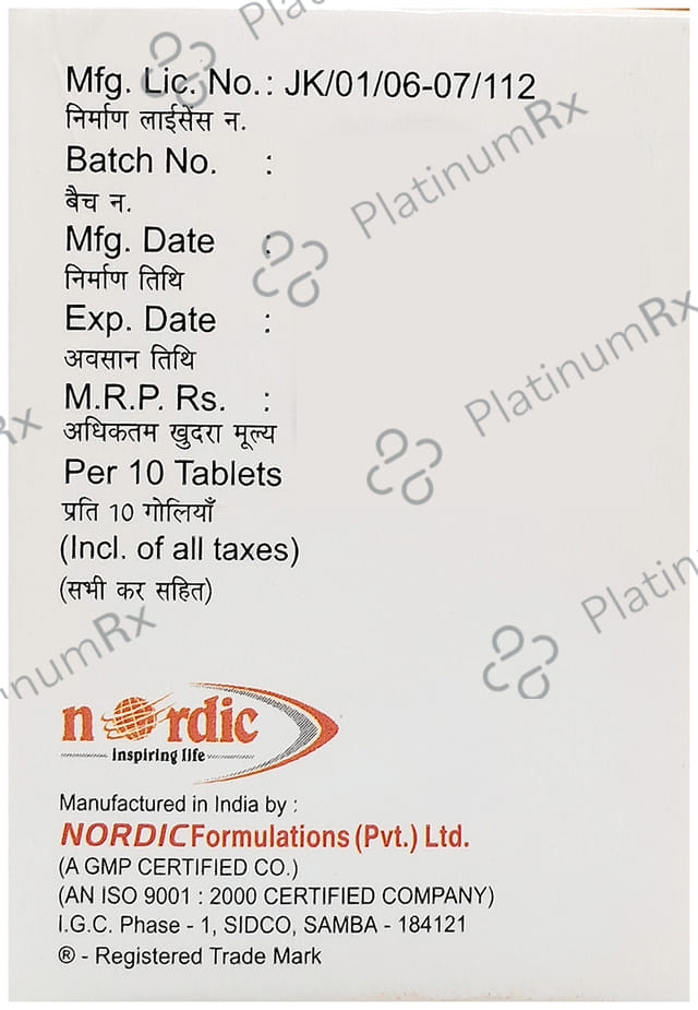 Oflo 400mg Tablet 10 Tablet Nordic Formulations Pvt