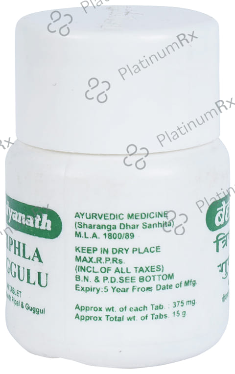 Baidyanath (Jhansi) Triphala Guggulu Tablet 40 tablets
