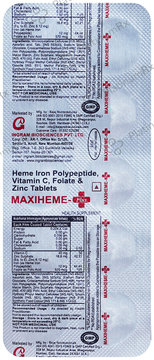 Maxiheme Plus Tablet