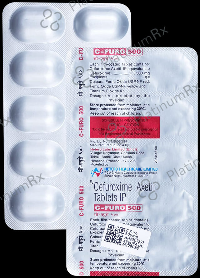 C Furo 500mg Tablet 10s