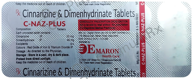 C Naz Plus 20/40mg Tablet 10s
