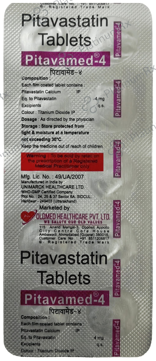 Pitavamed 4mg Tablet