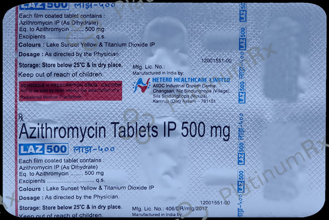 Laz 500mg Tablet 6s