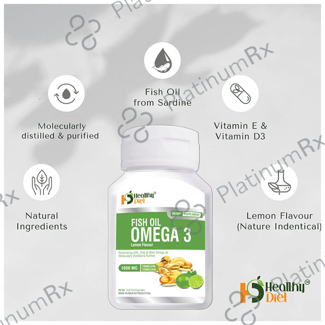 Omega 3 1000mg Soft Gel Capsule 60s