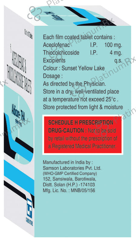 Aldicure TH 100/4mg Tablet 10s