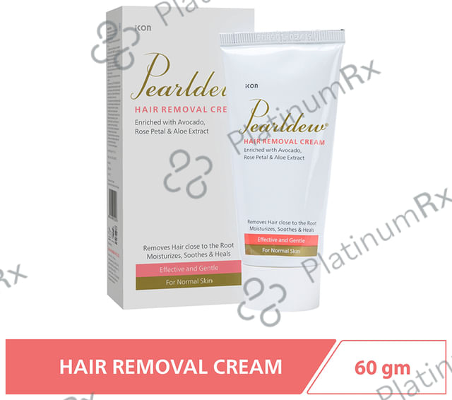 Pearldew Hair Removal Cream (60gm Each) 4 Tubes