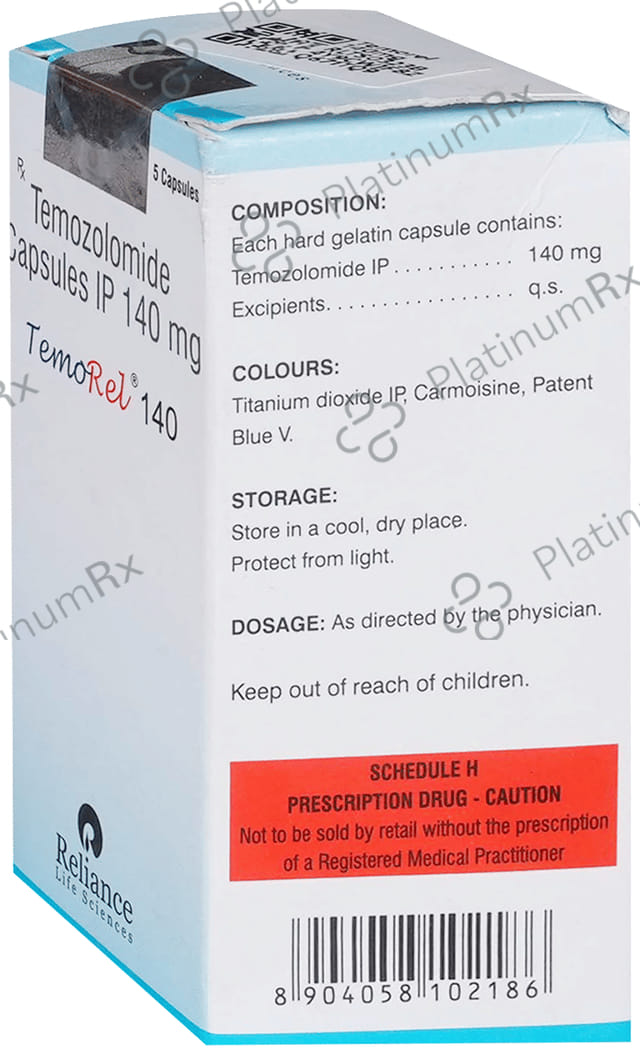 Temorel 140mg Capsule 5s